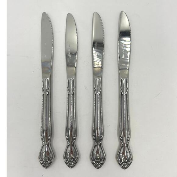 Vintage ECKO Stainless Knife Set of 4 - Picture 2 of 5